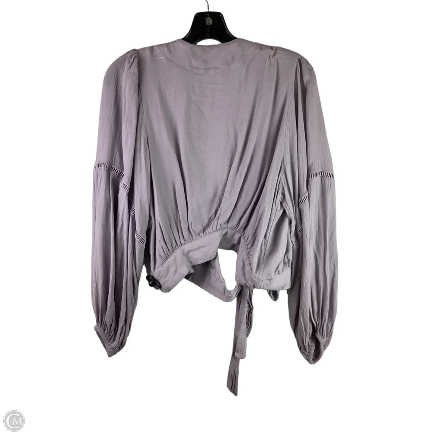 Top Short Sleeve By Free People In Purple, Size: Sp
