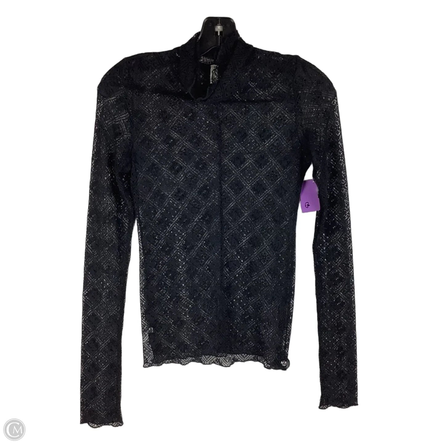 Top Long Sleeve By Free People In Black, Size: Xs
