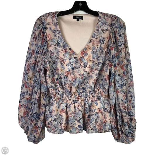 Top Long Sleeve By 1.state In Multi-colored, Size: S