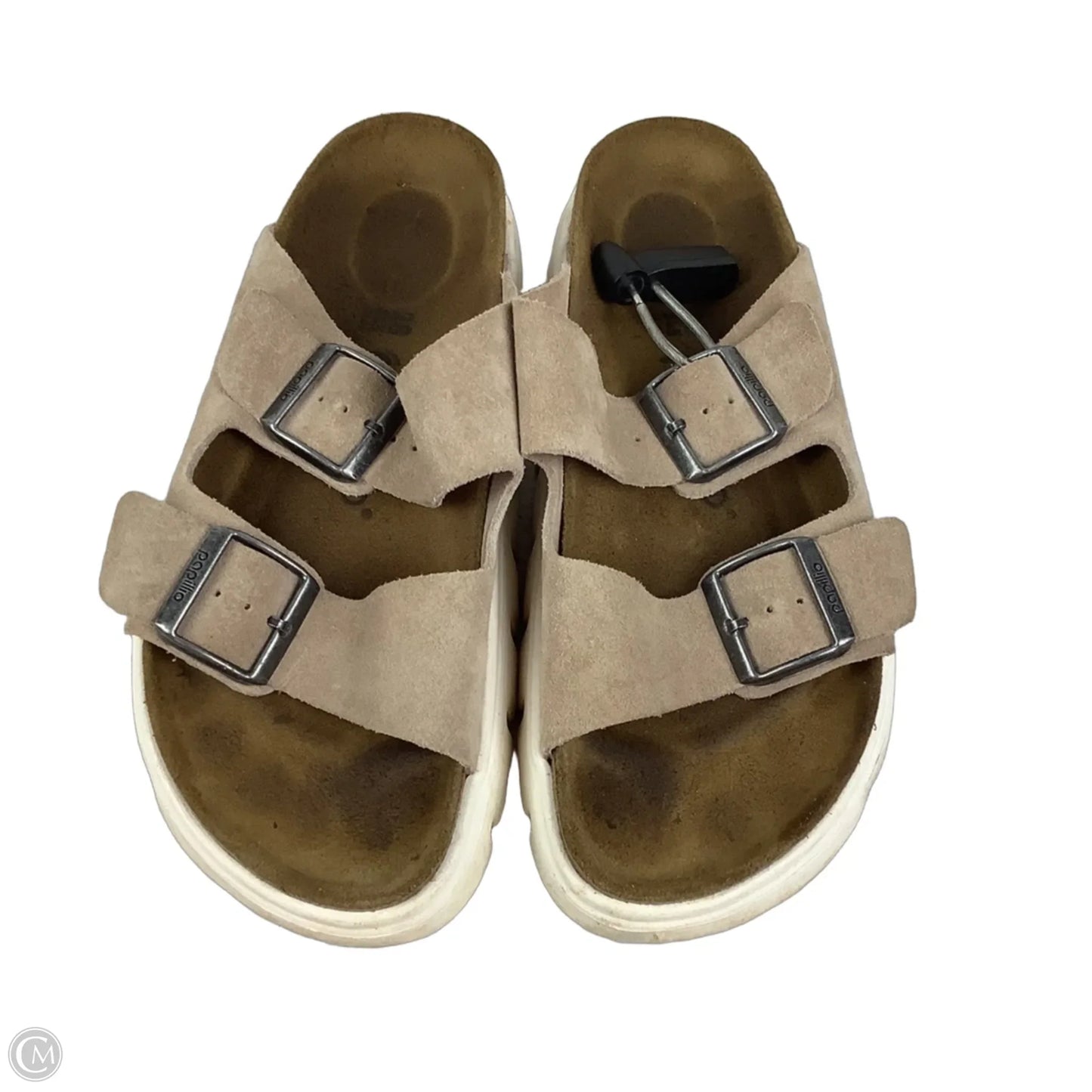 Sandals Flats By Cmc In Tan, Size: 7 (38)