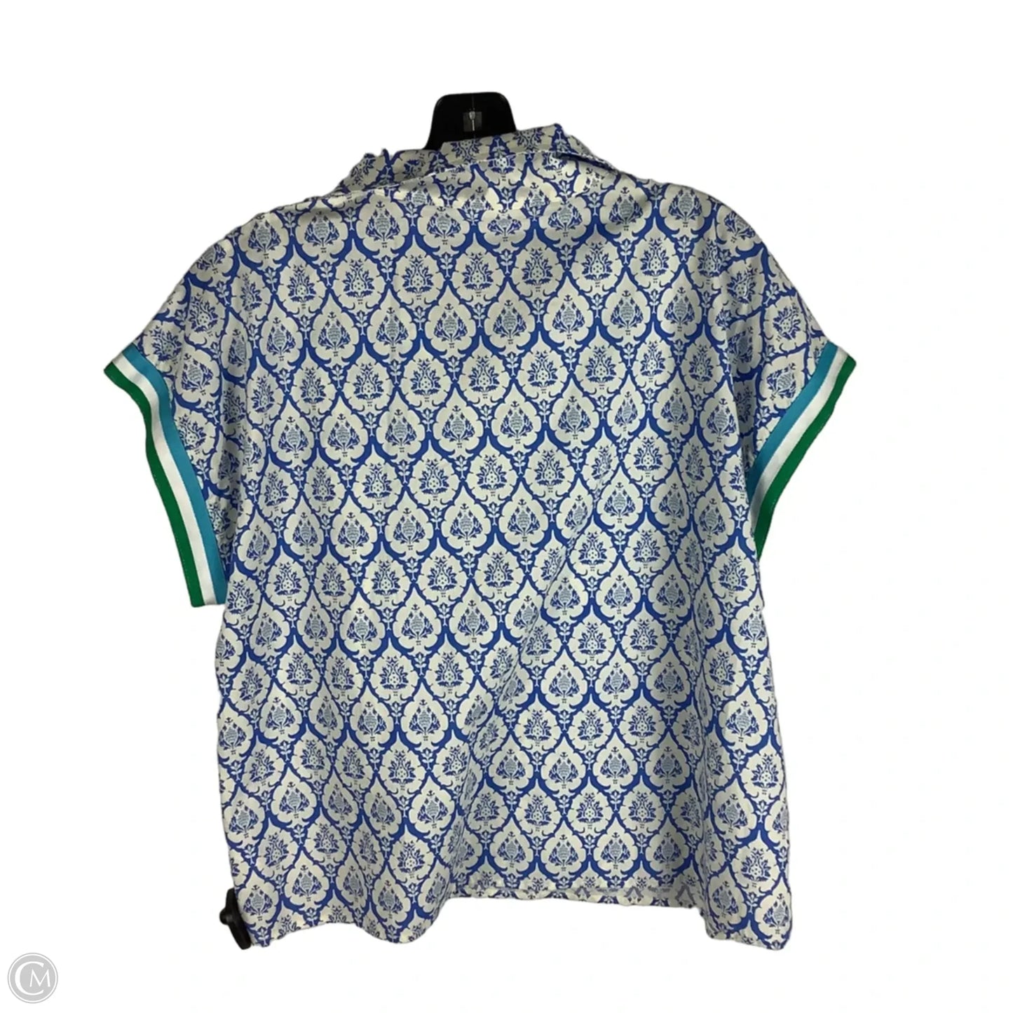 Top Short Sleeve By Entro In Blue, Size: L