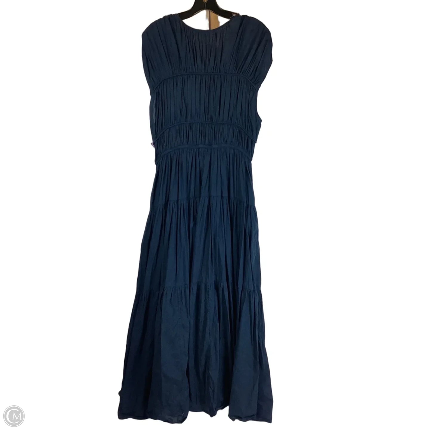 Dress Casual Maxi By Lucky Brand In Navy, Size: L
