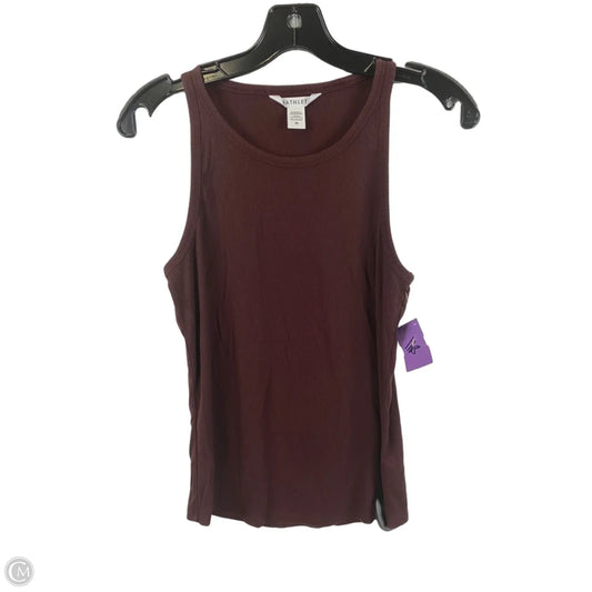Athletic Tank Top By Athleta In Maroon, Size: M