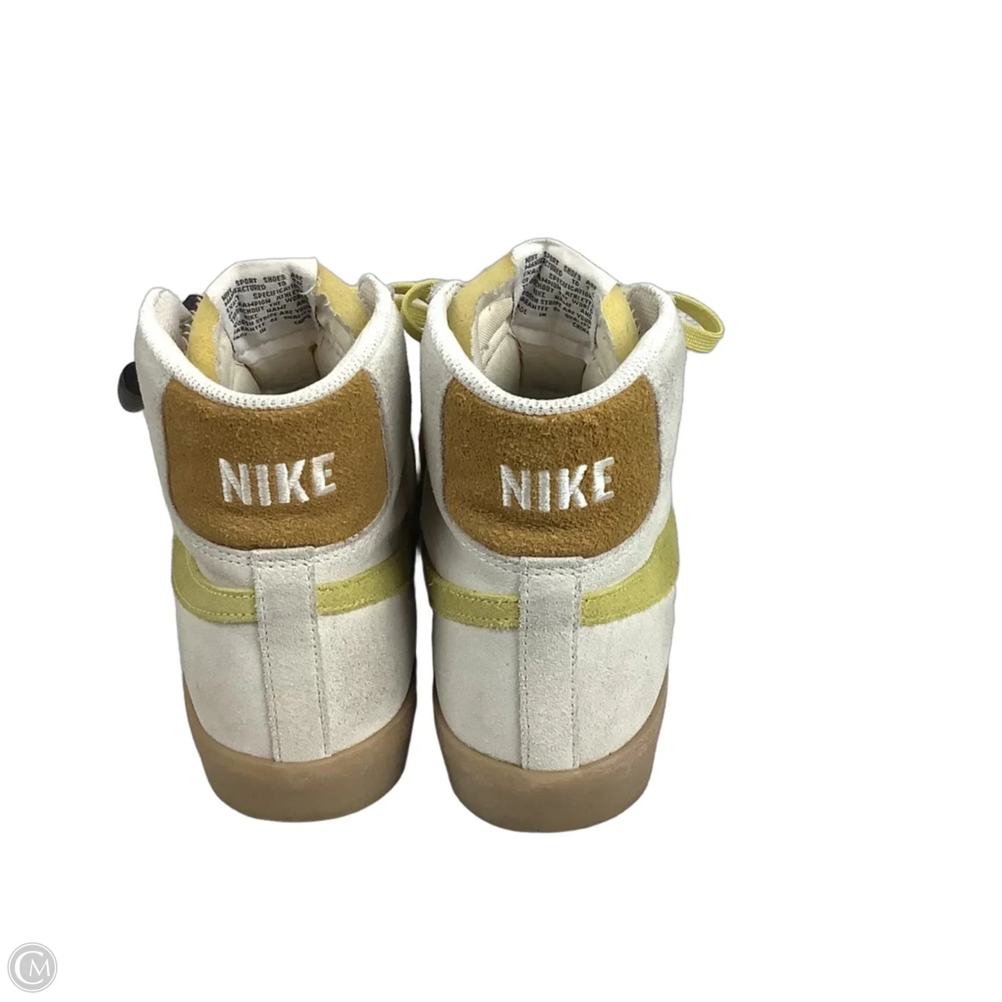 Shoes Sneakers By Nike In Yellow, Size: 8