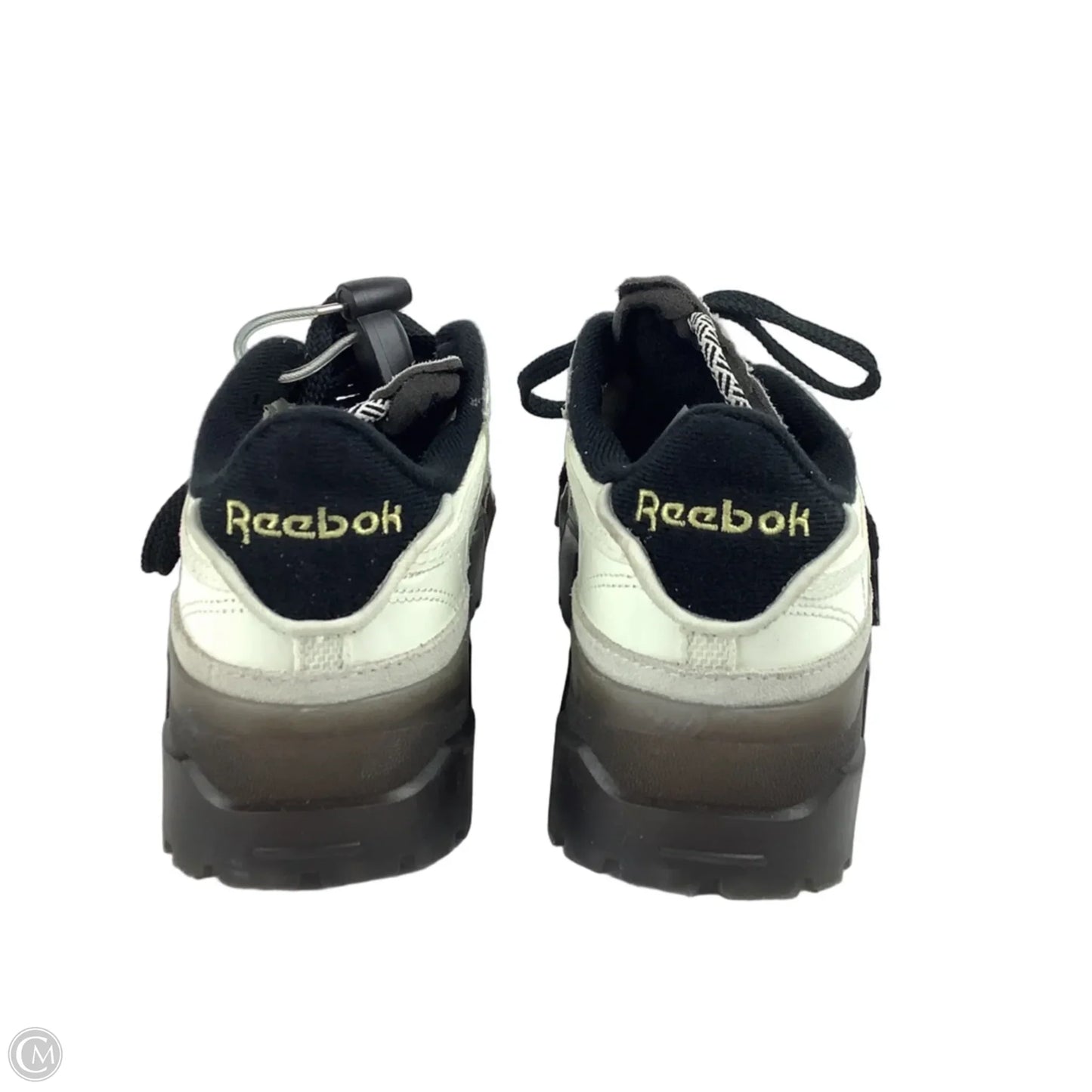 Shoes Sneakers By Reebok In Black & White, Size: 6