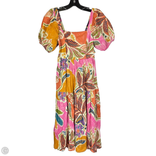 Dress Casual Midi By Crystal Sky In Multi-colored, Size: Xs