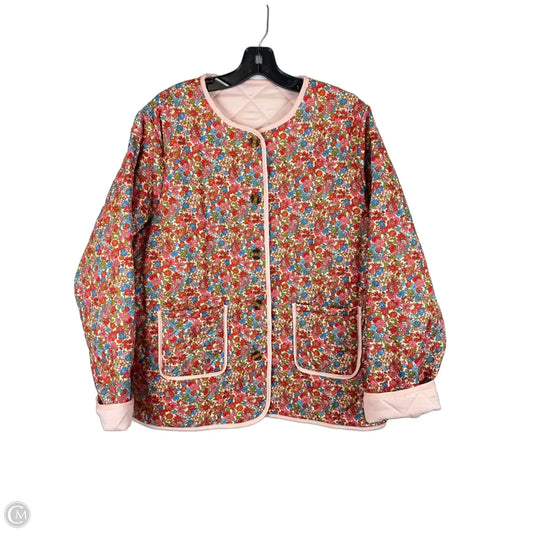 Jacket Puffer & Quilted By Clothes Mentor In Floral Print, Size: Xxl