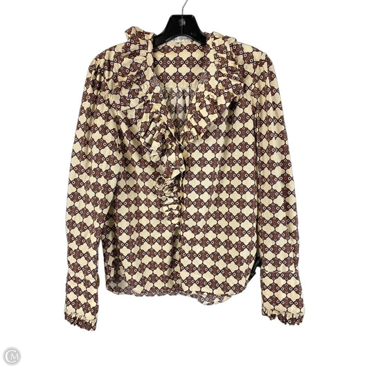 Top Long Sleeve By Cmc In Multi-colored, Size: S
