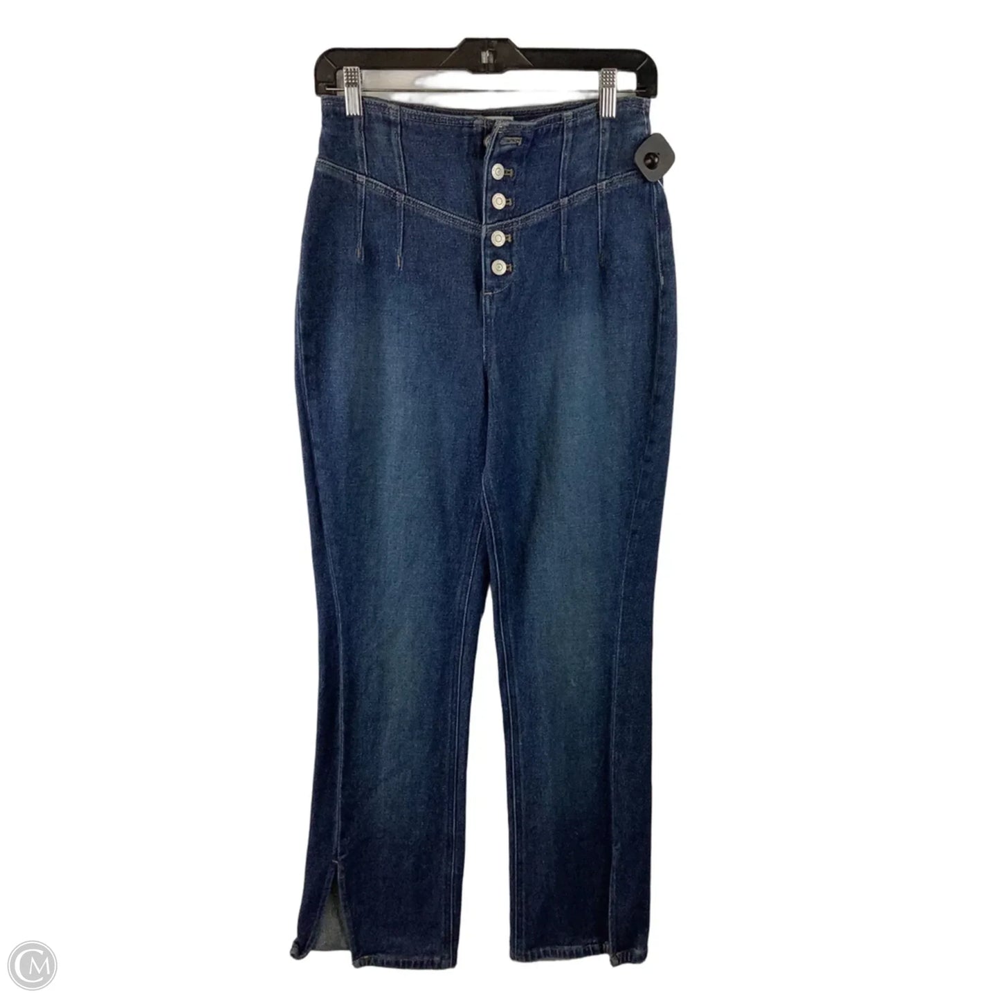 Jeans Wide Leg By We The Free In Blue Denim, Size: 6