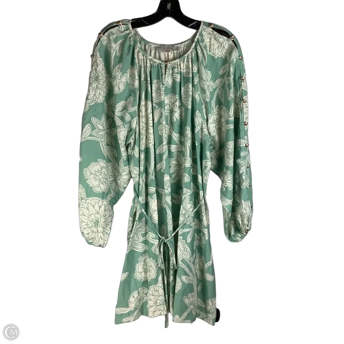 Dress Casual Short By Loft In Teal, Size: M