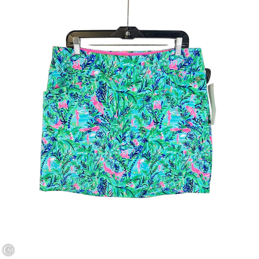 Skort Designer By Lilly Pulitzer In Multi-colored, Size: 14