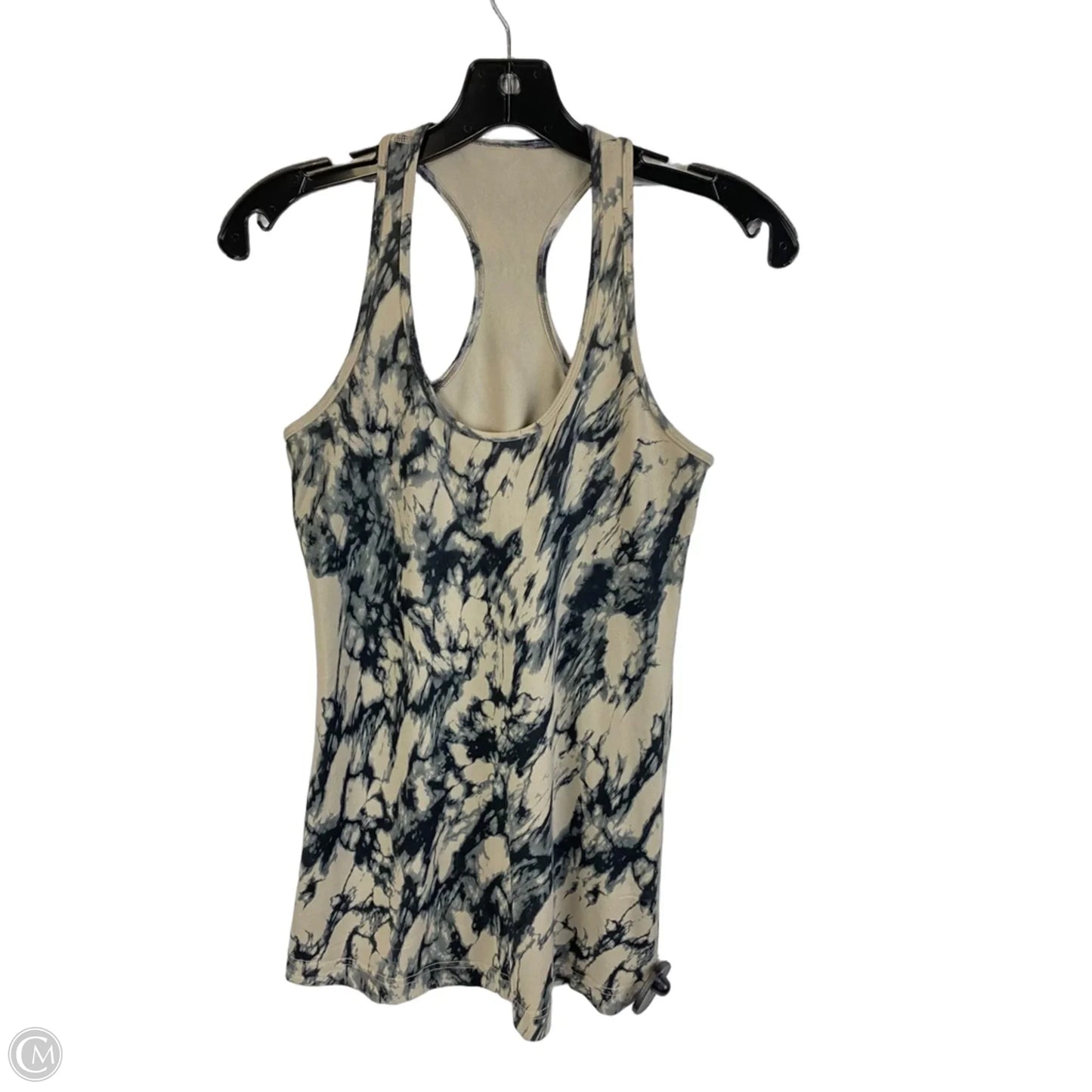 Athletic Tank Top By Lululemon In Black & Tan, Size: 6