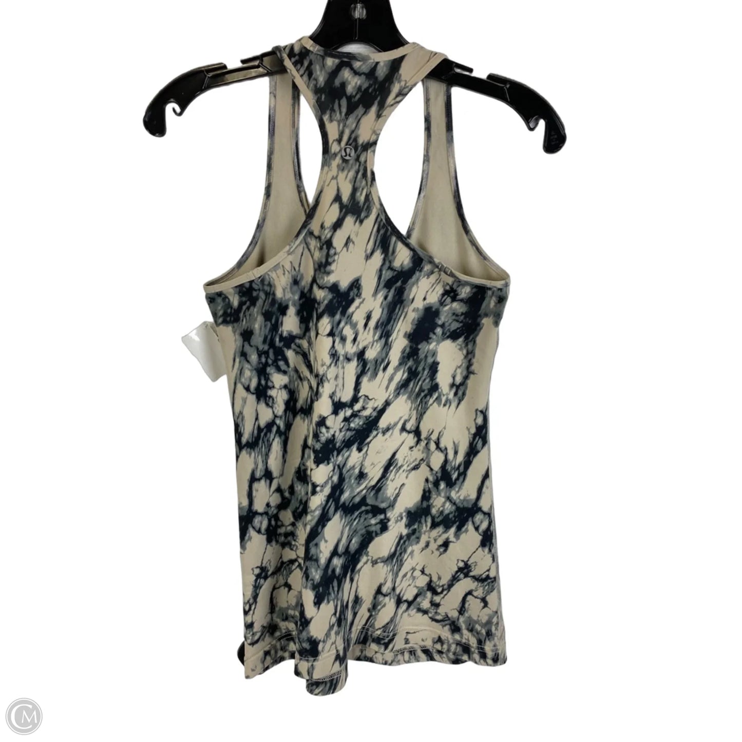 Athletic Tank Top By Lululemon In Black & Tan, Size: 6