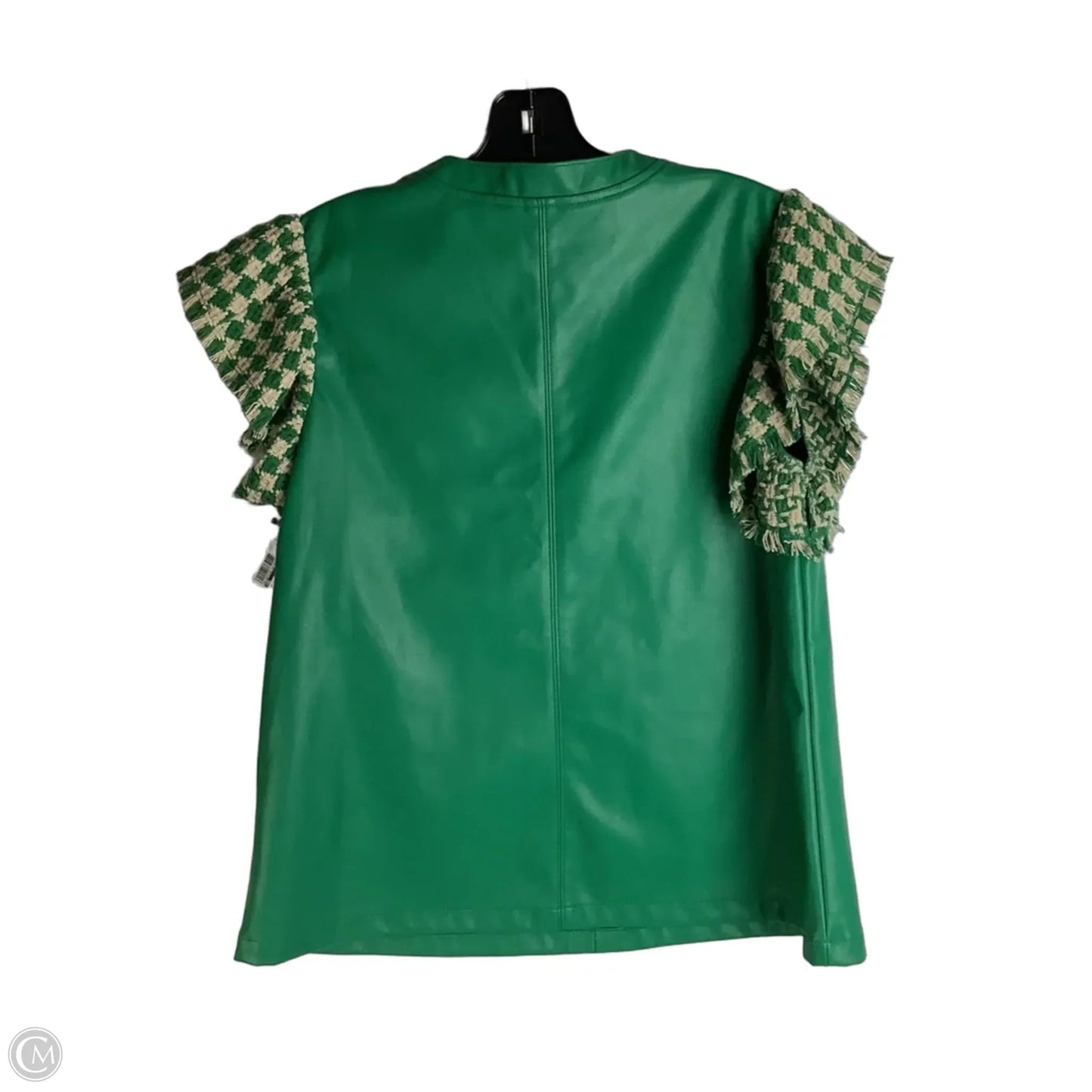 Top Short Sleeve By Thml In Green, Size: M