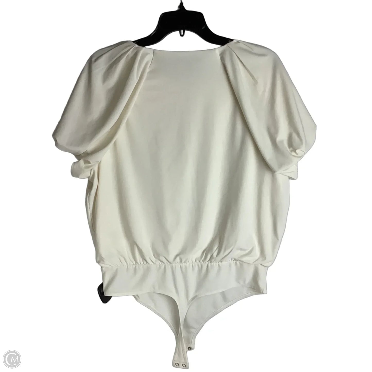 Bodysuit By Express In Cream, Size: L