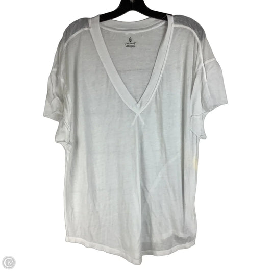 Top Short Sleeve By Free People In White, Size: S