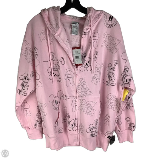 Jacket Other By Disney In Pink, Size: Xl