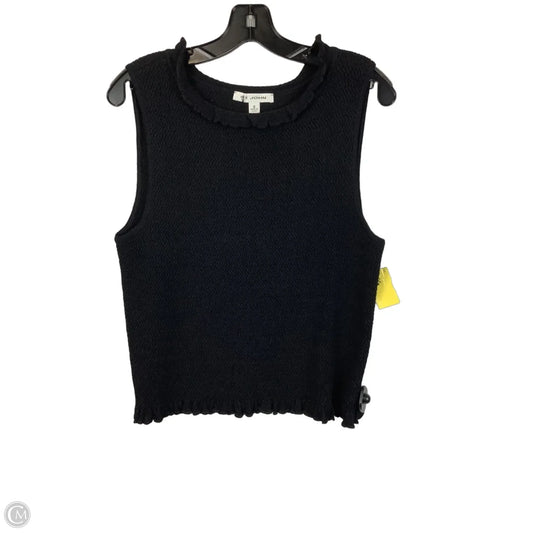 Top Sleeveless Designer By St. John In Black, Size: 12