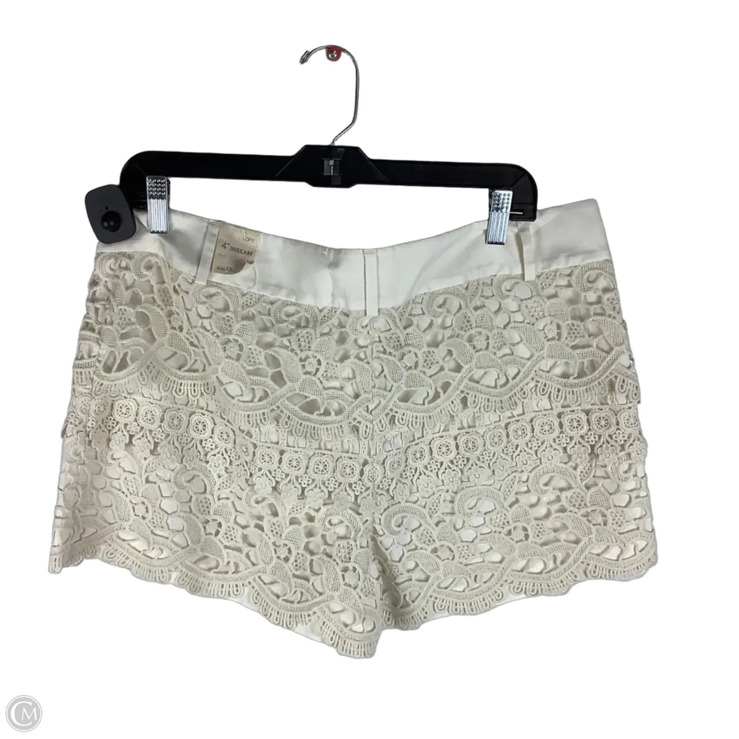 Shorts By Loft In Cream, Size: 12
