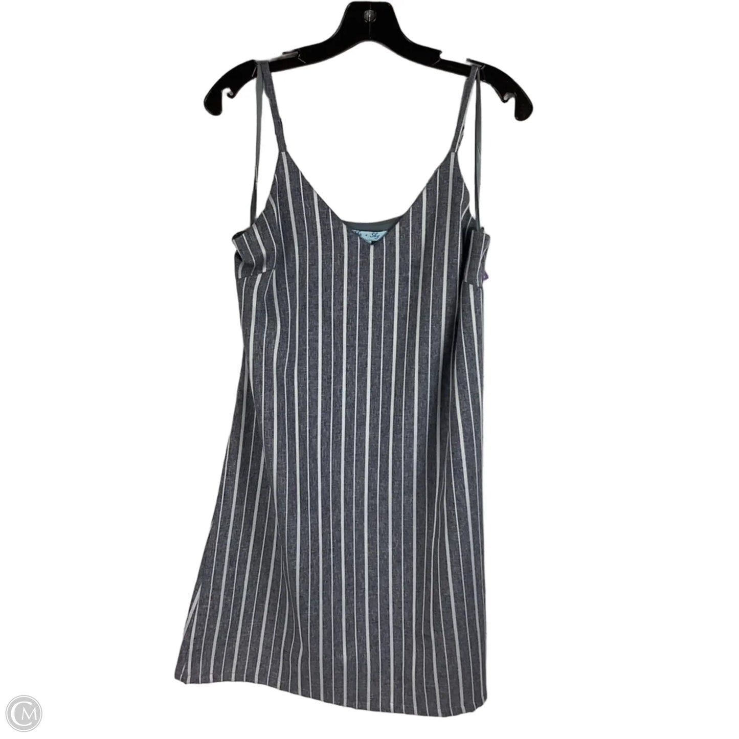 Dress Casual Short By She + Sky In Striped Pattern, Size: M