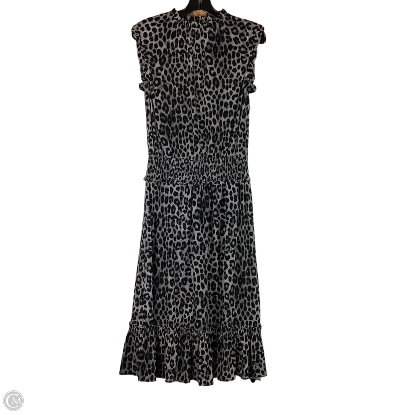 Dress Casual Midi By Michael By Michael Kors In Leopard Print, Size: S