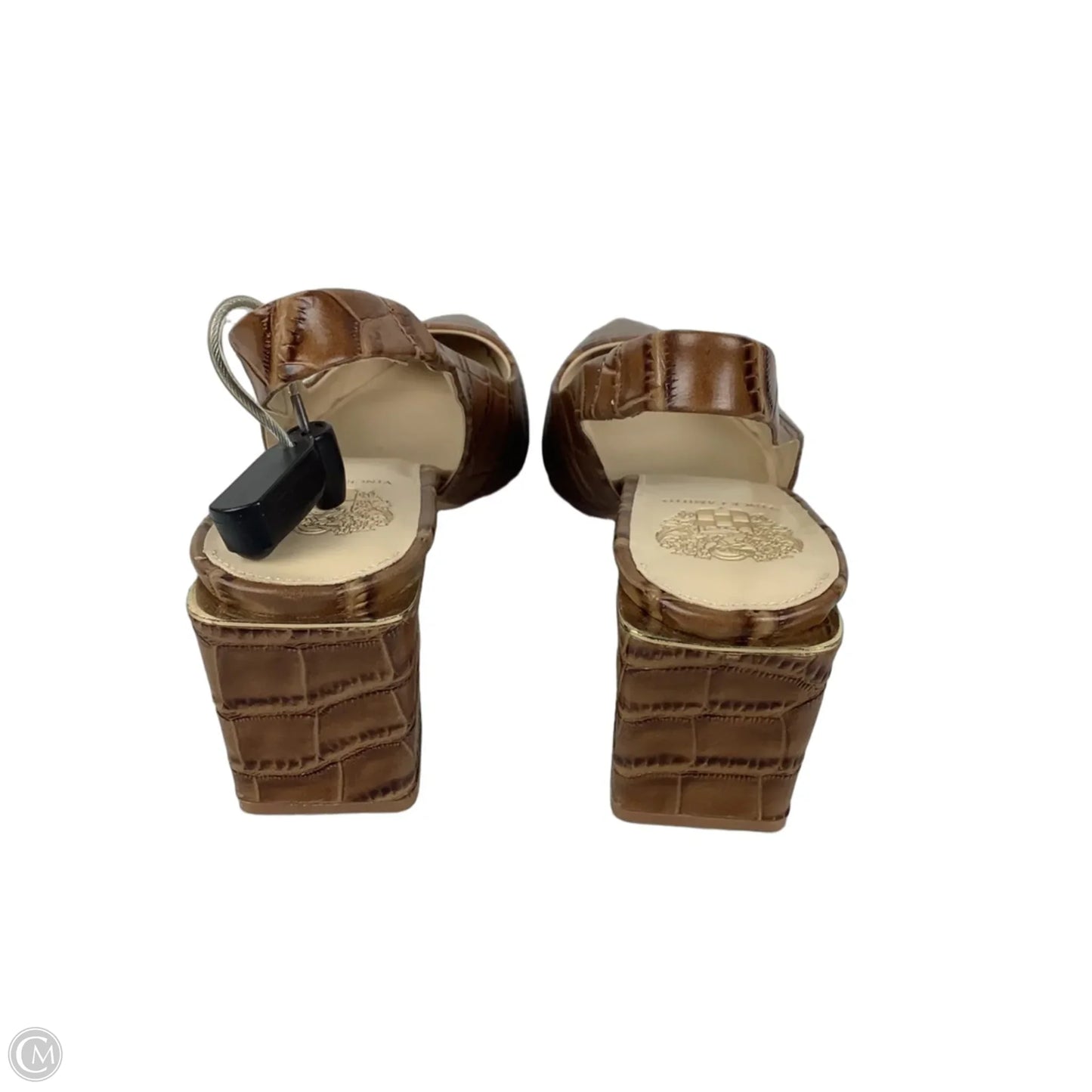 Shoes Heels Block By Vince Camuto In Brown, Size: 9.5