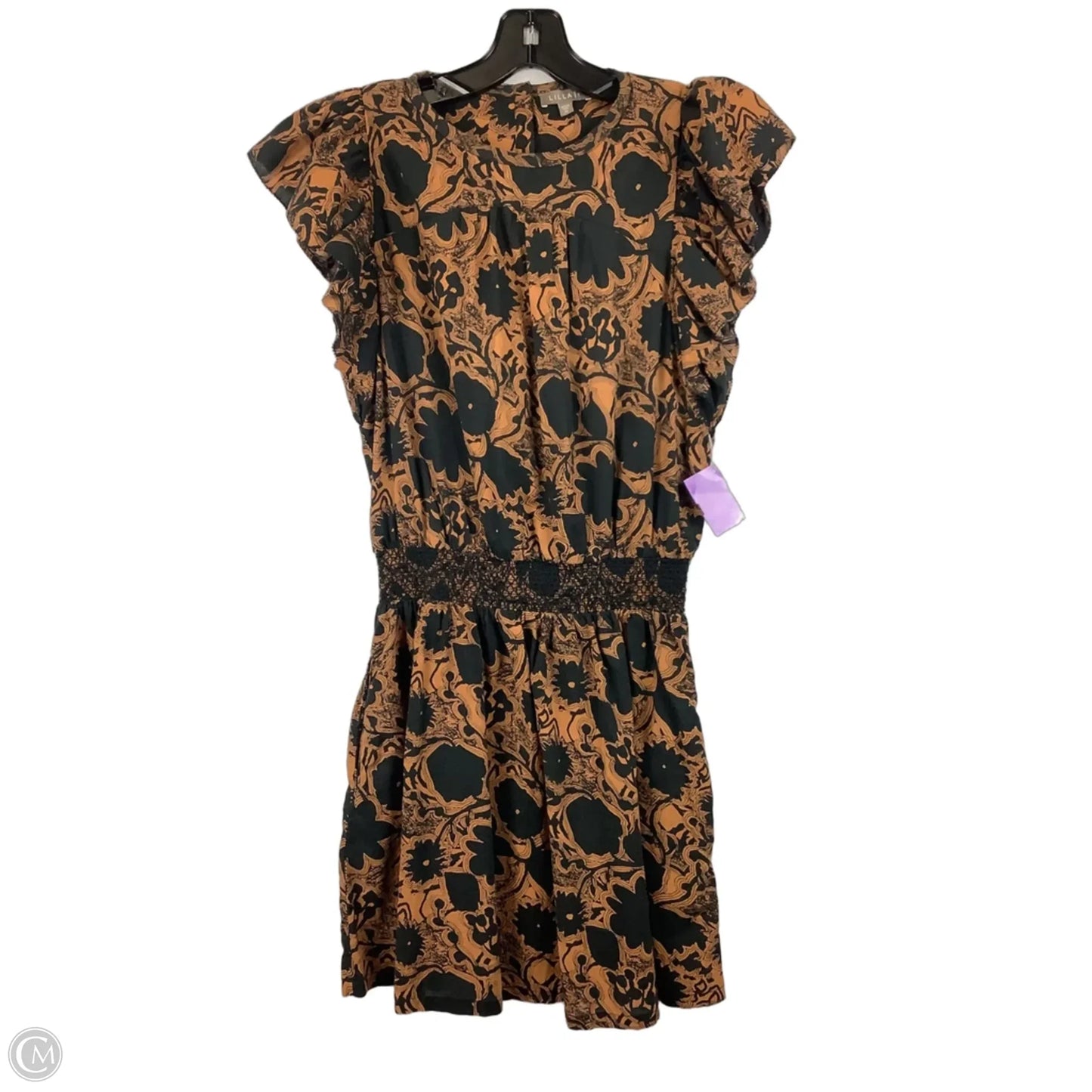 Dress Party Short By Lilla P In Black & Orange, Size: Xs