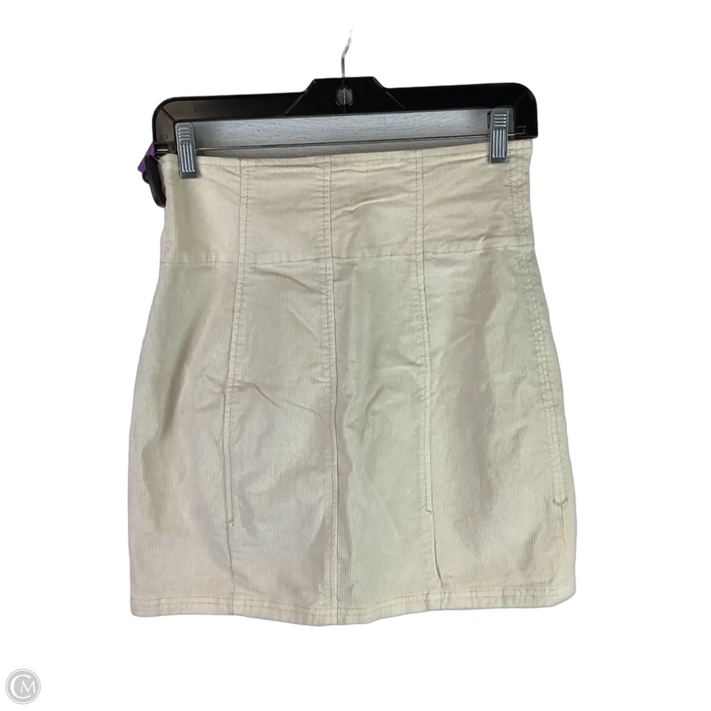 Skirt Mini & Short By Free People In Cream, Size: 8