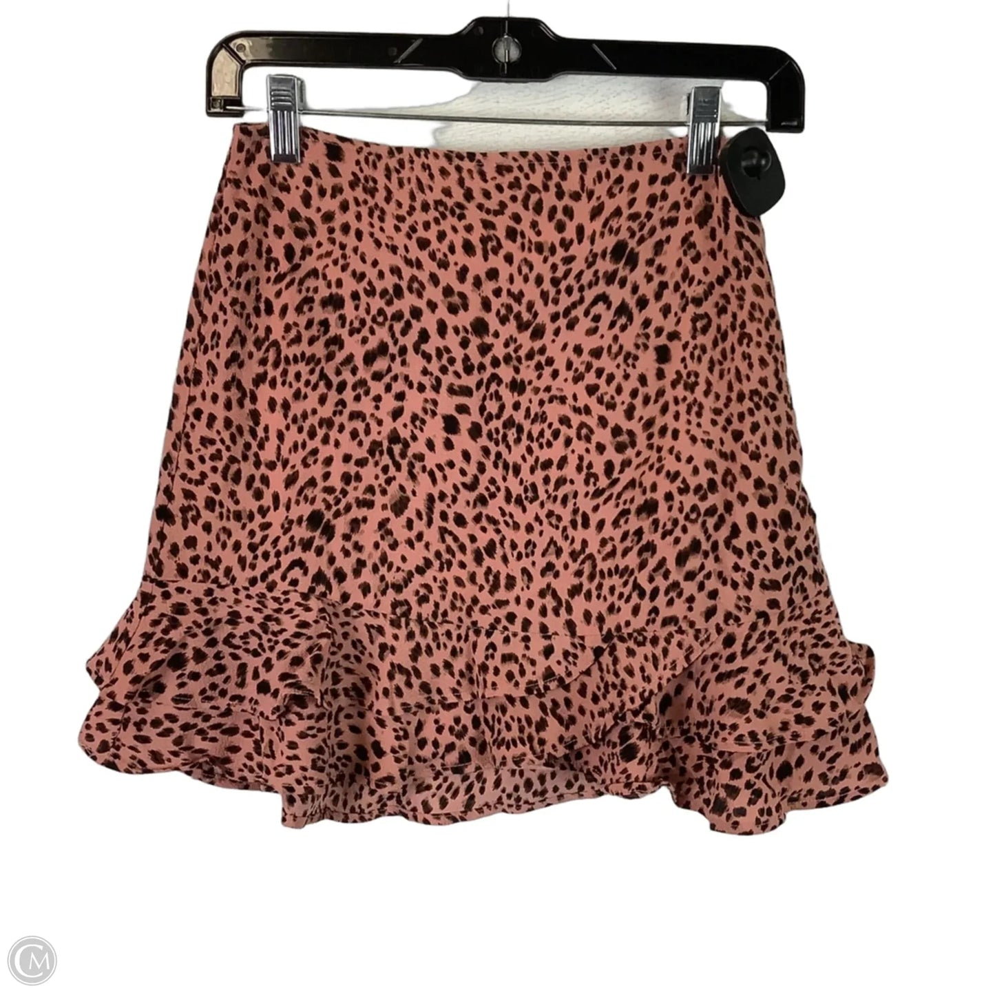 Skirt Mini & Short By Mi Ami In Leopard Print, Size: Xs