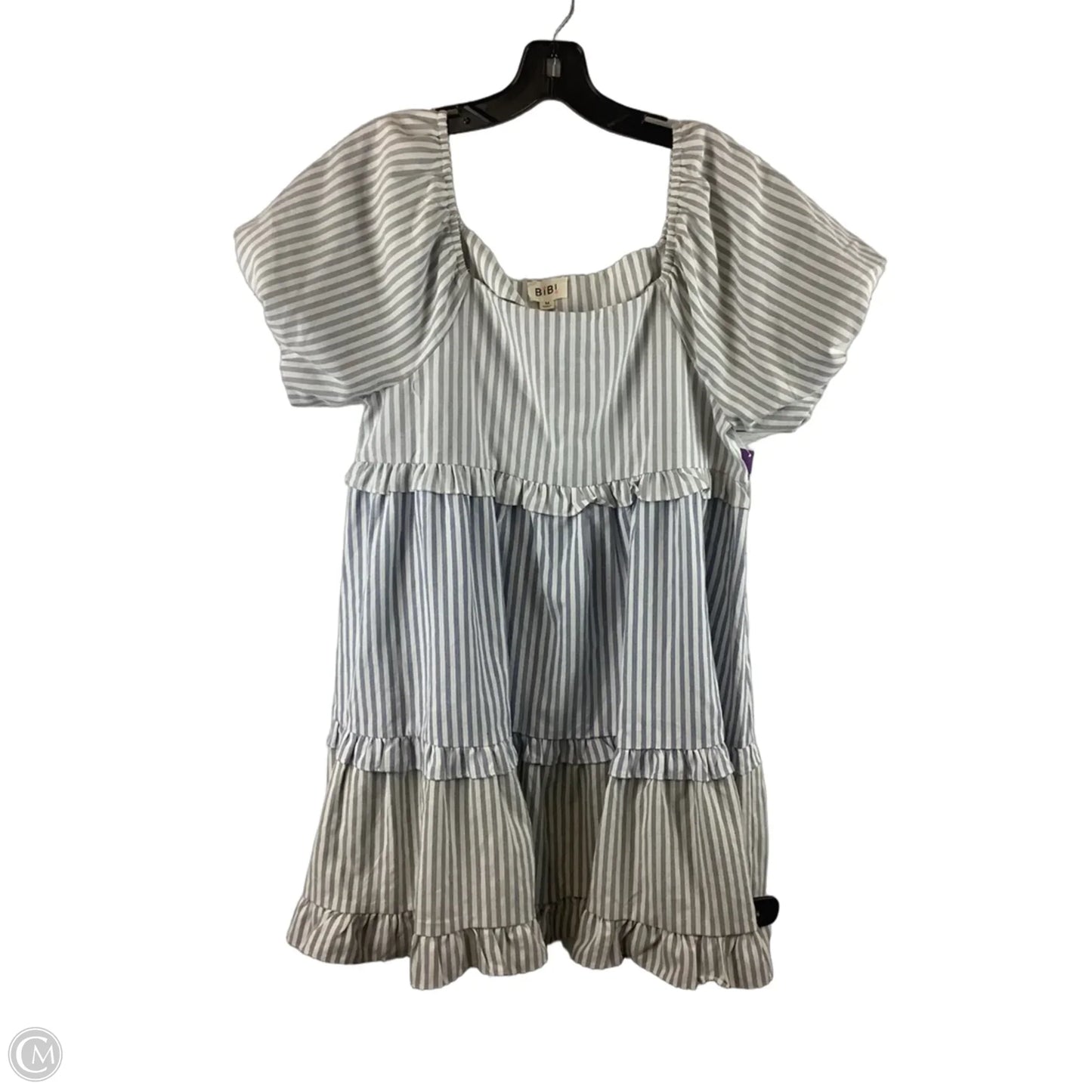Dress Party Short By Bibi In Striped Pattern, Size: M