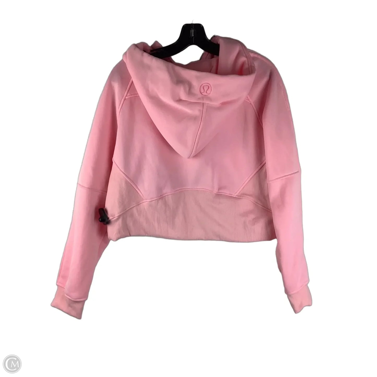 Sweatshirt Hoodie By Lululemon In Pink, Size: 10