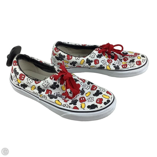 Shoes Sneakers By Vans In Red, Size: 6