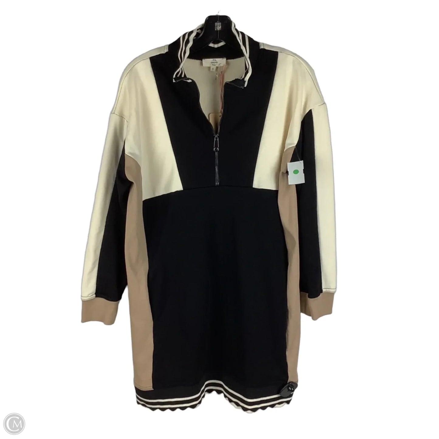 Dress Casual Short By Entro In Black & Cream, Size: S