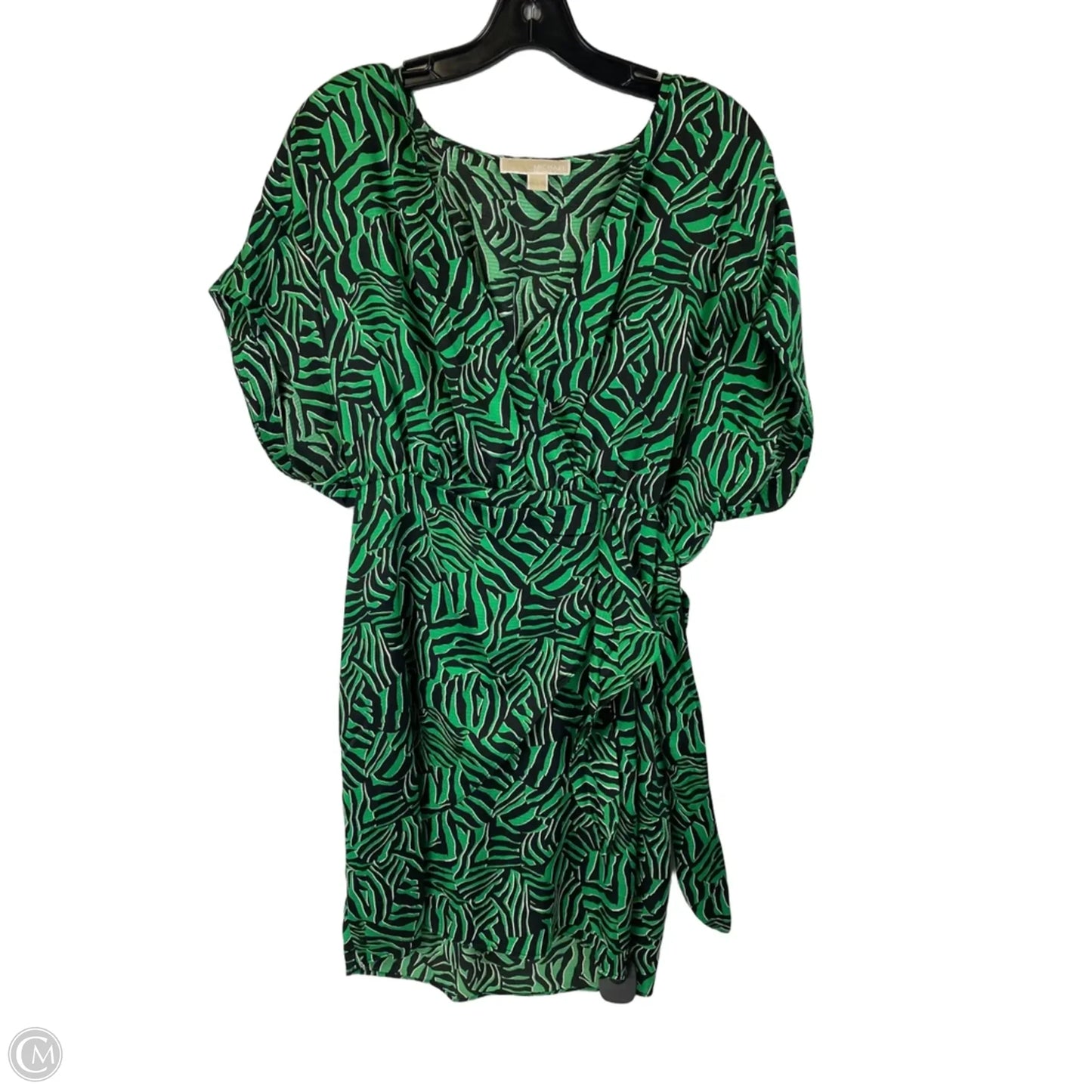 Dress Work By Michael By Michael Kors In Black & Green, Size: Xs