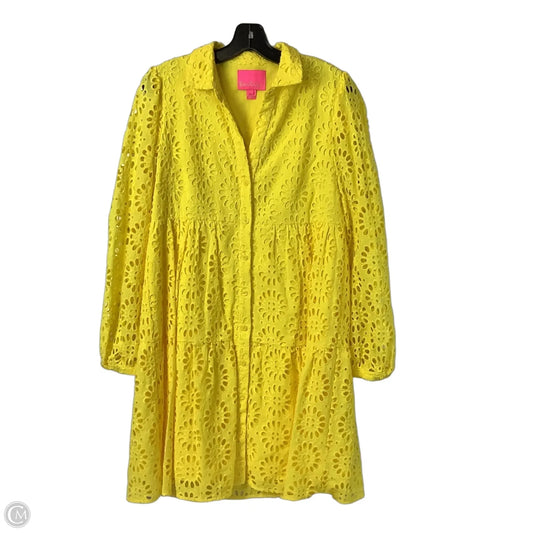 Dress Designer By Lilly Pulitzer In Yellow, Size: 6