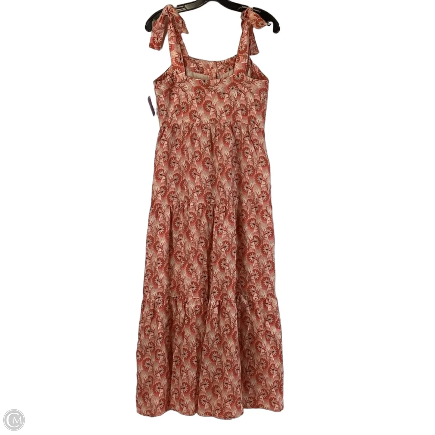 Dress Casual Maxi By Spartina In Orange & Crea,, Size: Xs