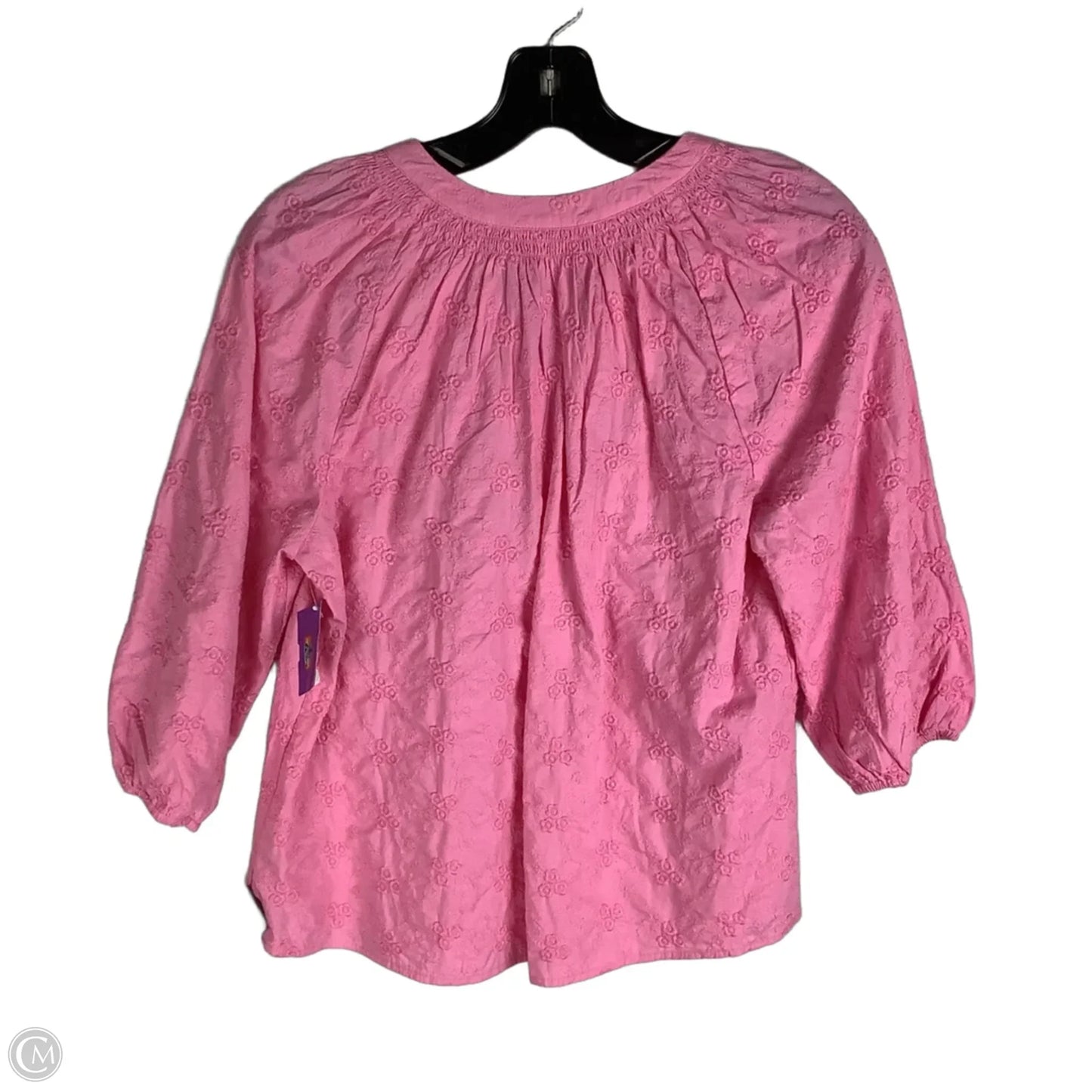 Top 3/4 Sleeve By Crown And Ivy In Pink, Size: Sp
