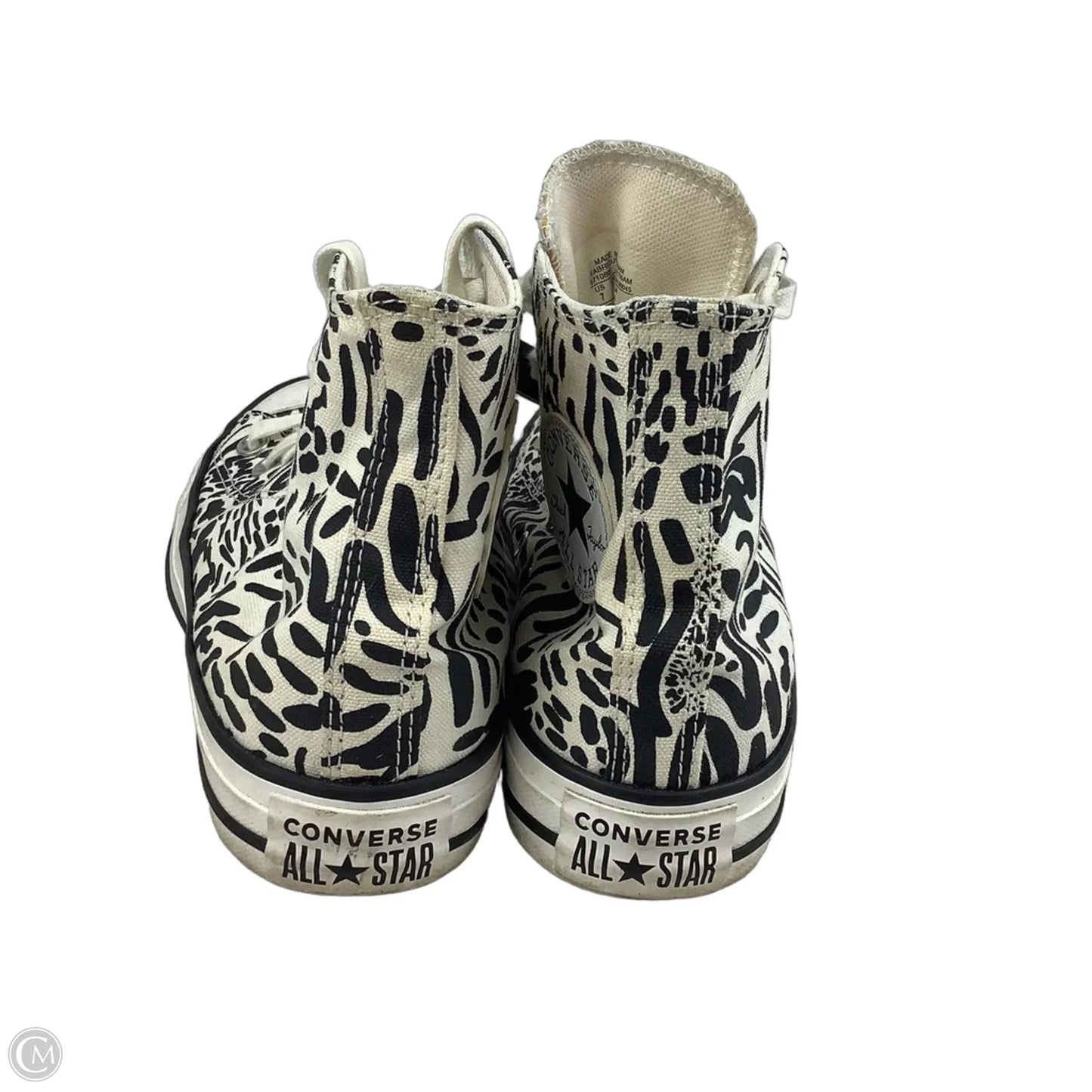 Shoes Sneakers By Converse In Animal Print, Size: 7