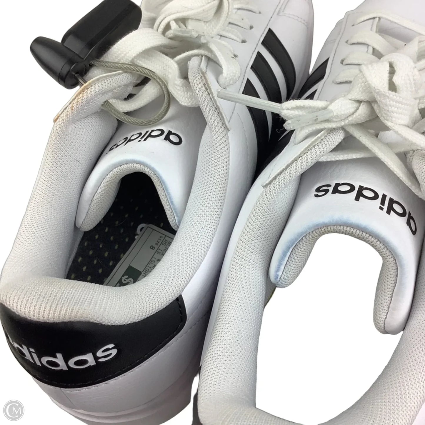 Shoes Sneakers By Adidas In Black & White, Size: 8