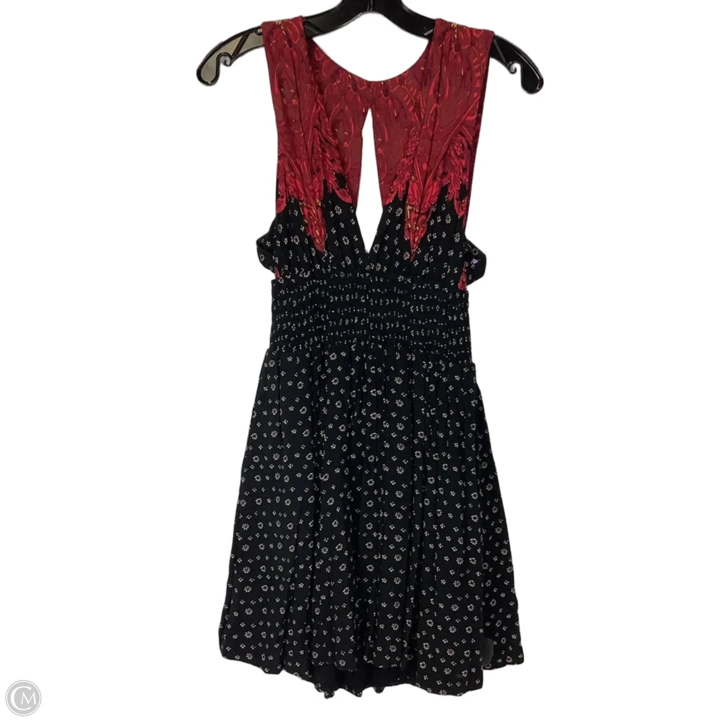 Dress Casual Short By Free People In Black & Red, Size: S