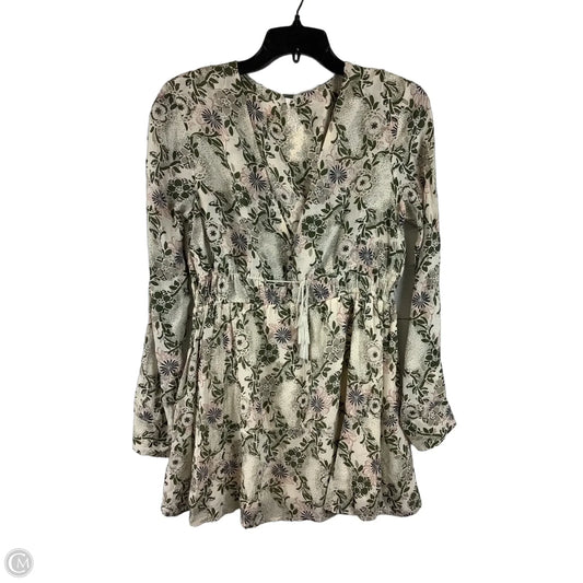 Dress Casual Short By Free People In Green & White, Size: S