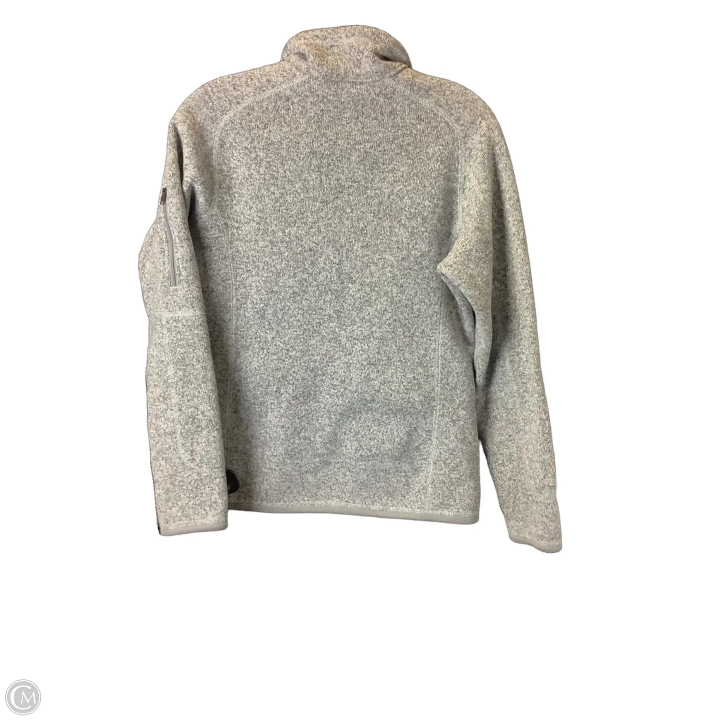 Jacket Fleece By Patagonia In Grey, Size: M