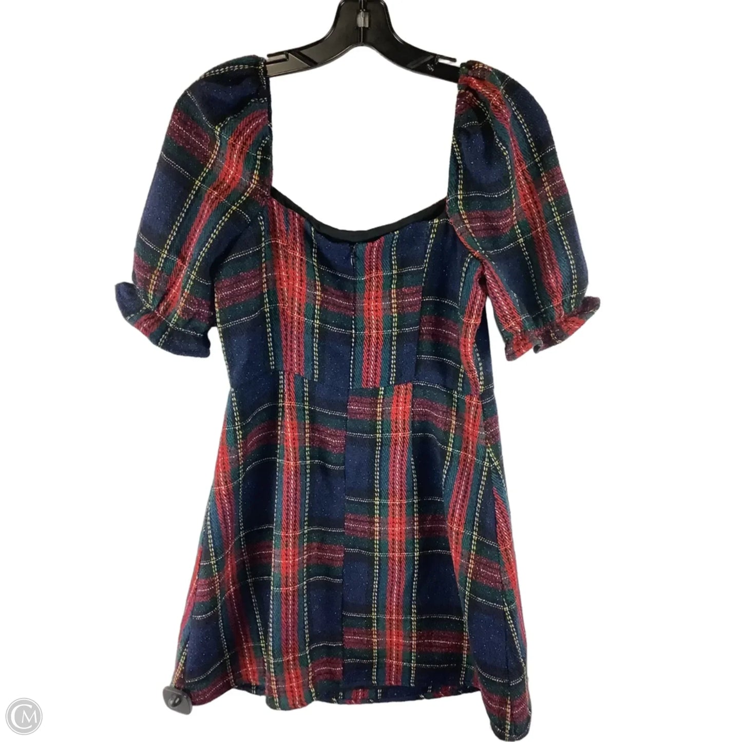 Dress Party Short By Fore In Plaid Pattern, Size: M