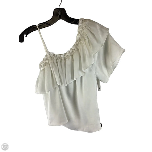 Top Short Sleeve Designer By Misa In White, Size: Xs