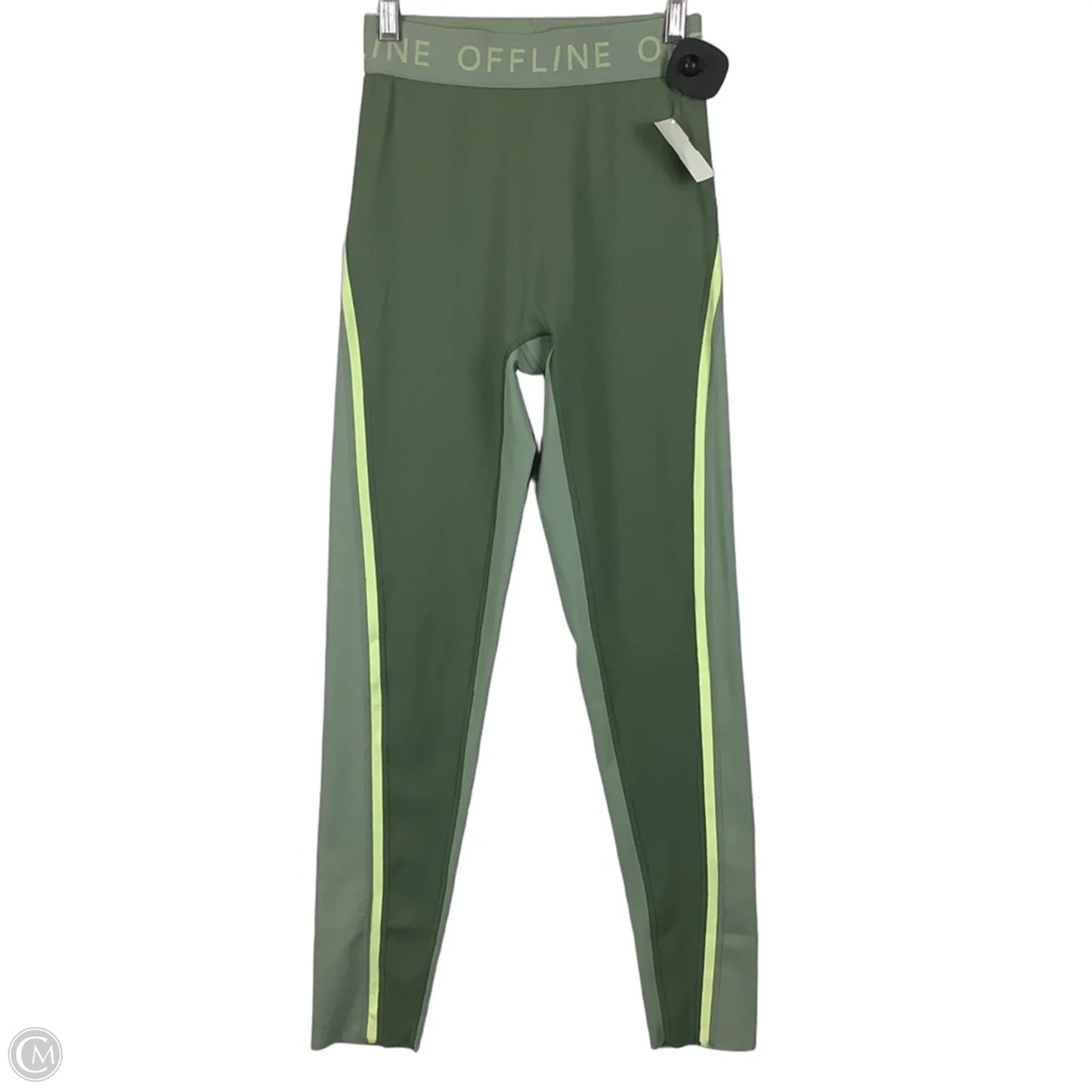 Athletic Leggings By Offline In Green, Size: S