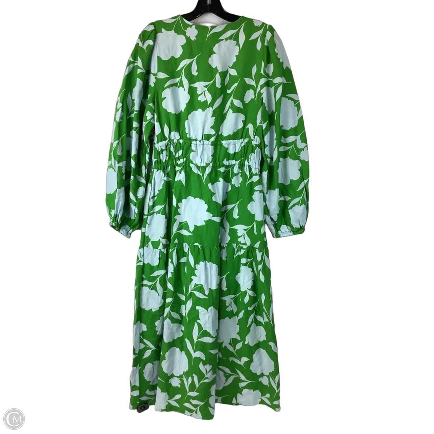 Dress Casual Midi By Target-designer In Blue & Green, Size: S
