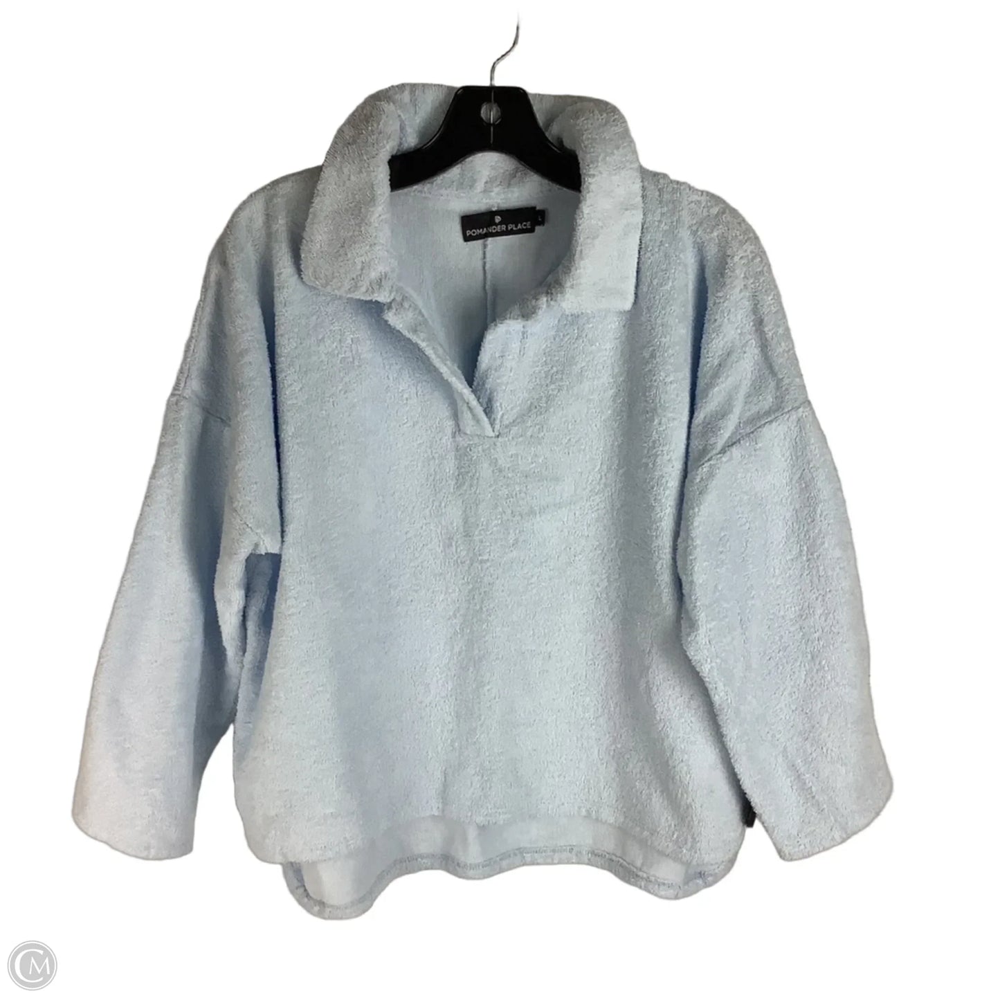 Sweatshirt Collar By Pomander Place In Blue, Size: L