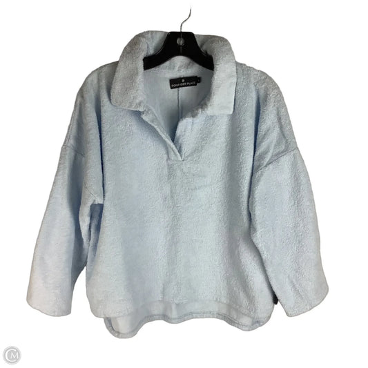 Sweatshirt Collar By Pomander Place In Blue, Size: L