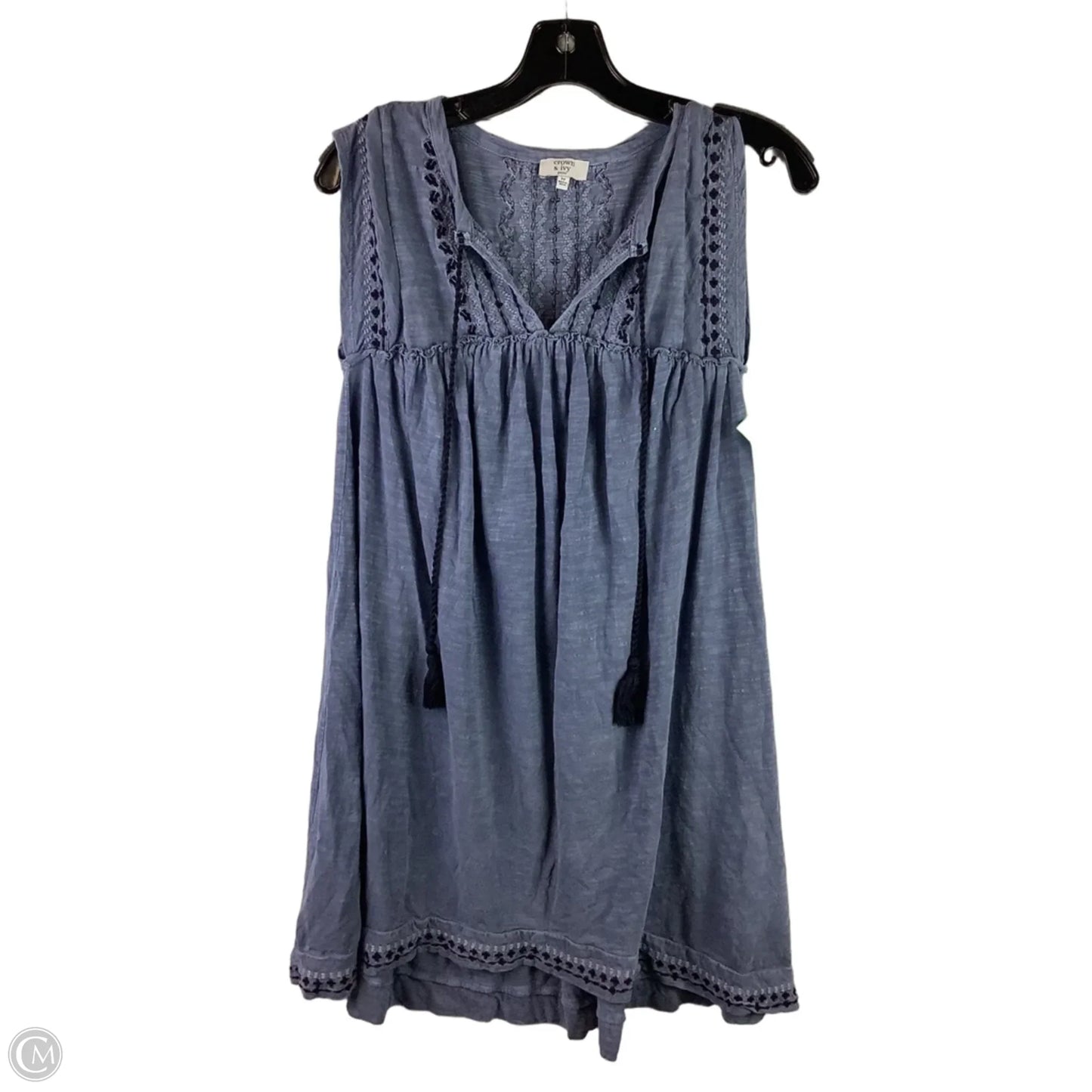 Dress Casual Short By Crown And Ivy In Blue, Size: Sp
