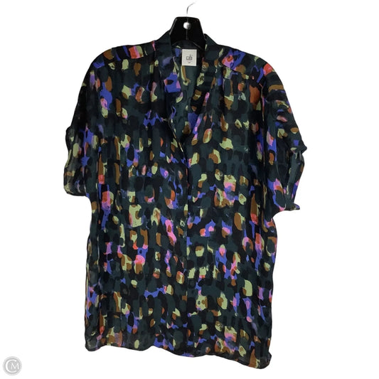 Top Short Sleeve By Cabi In Multi-colored, Size: M
